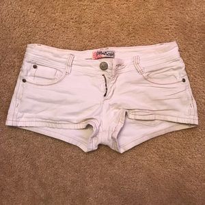 White Shorts
